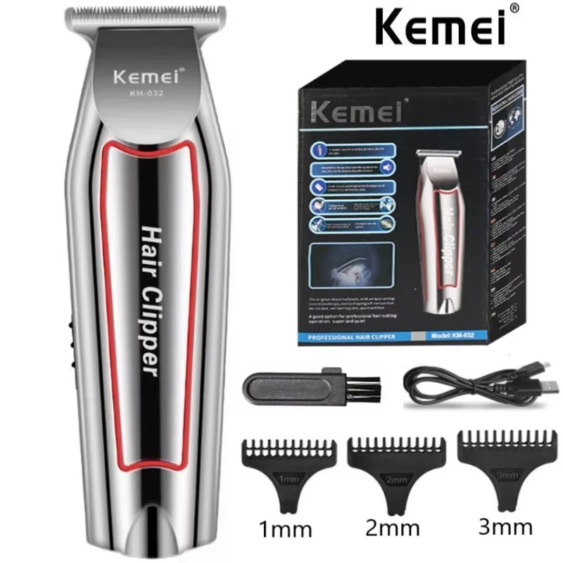 Men'S Grooming Gift Set - Kemei KM-032ヘアトリマー電動ひげトリマー男性用ヘアクリッパーヘアカッターマシンヘアカットグルーミングキットヘアクリッパー男性用
