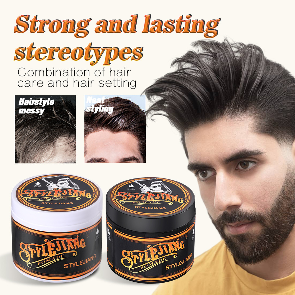 Men'S Grooming Oil - スアベシートヘアポマード ストロングスタイル レストアリングポマード ヘアワックス スケルトンクリーム スムースオイルマッド