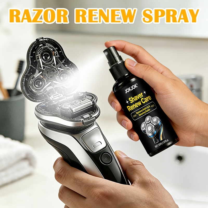 Men'S Grooming Oil - 電気シェーバーリニューアルケアスプレー 30 ミリリットル潤滑クリーナーロータリーカミソリバリカントリマー防錆ノイズ低減オイル