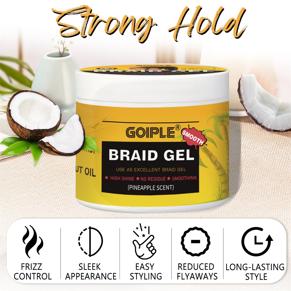 ブレイディングジェル ハイシャイン クリーンムース ローズ  - Men'S Grooming Gel のレビューと価格