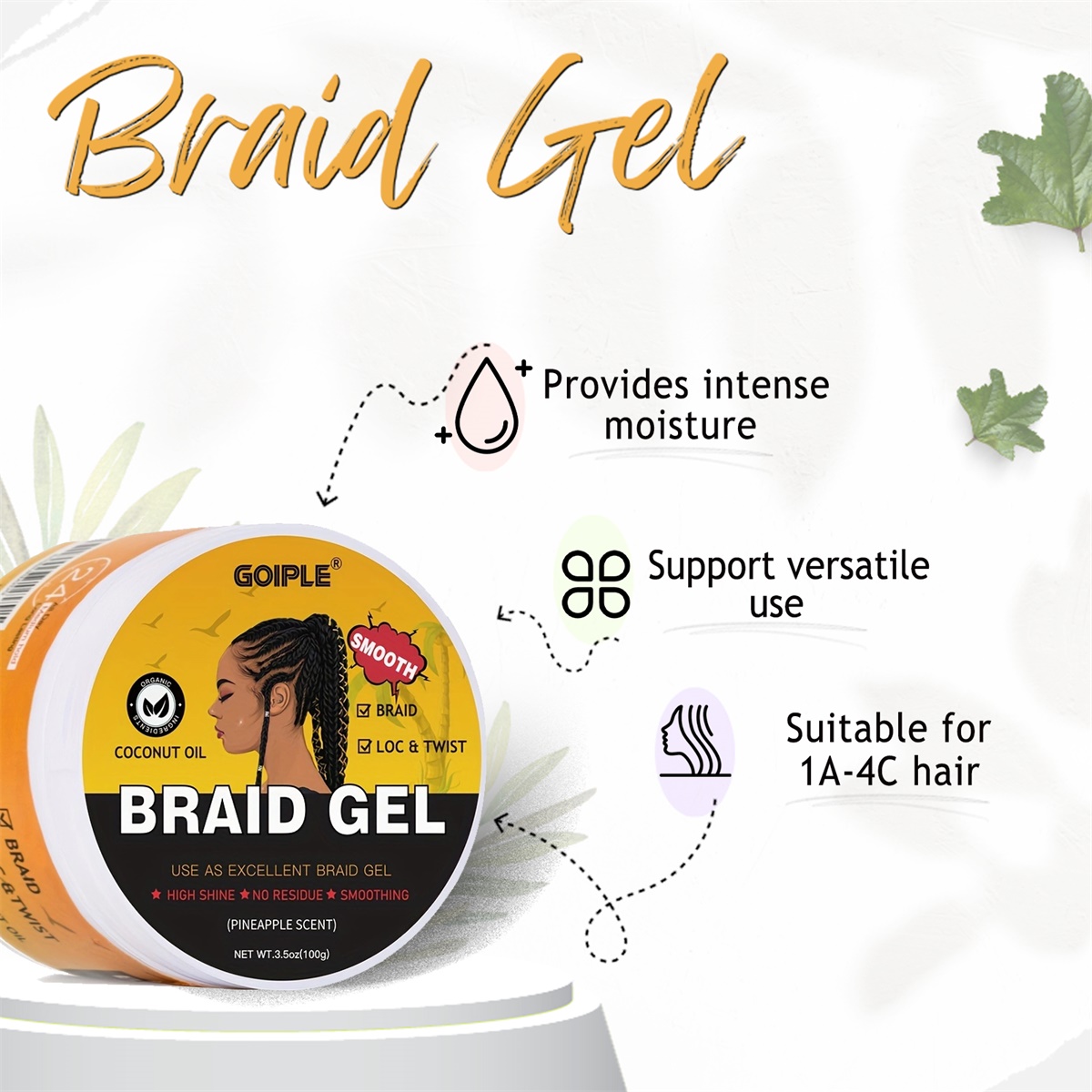 ブレイディングジェル ハイシャイン クリーンムース ローズ  - Men'S Grooming Gel のレビューと価格