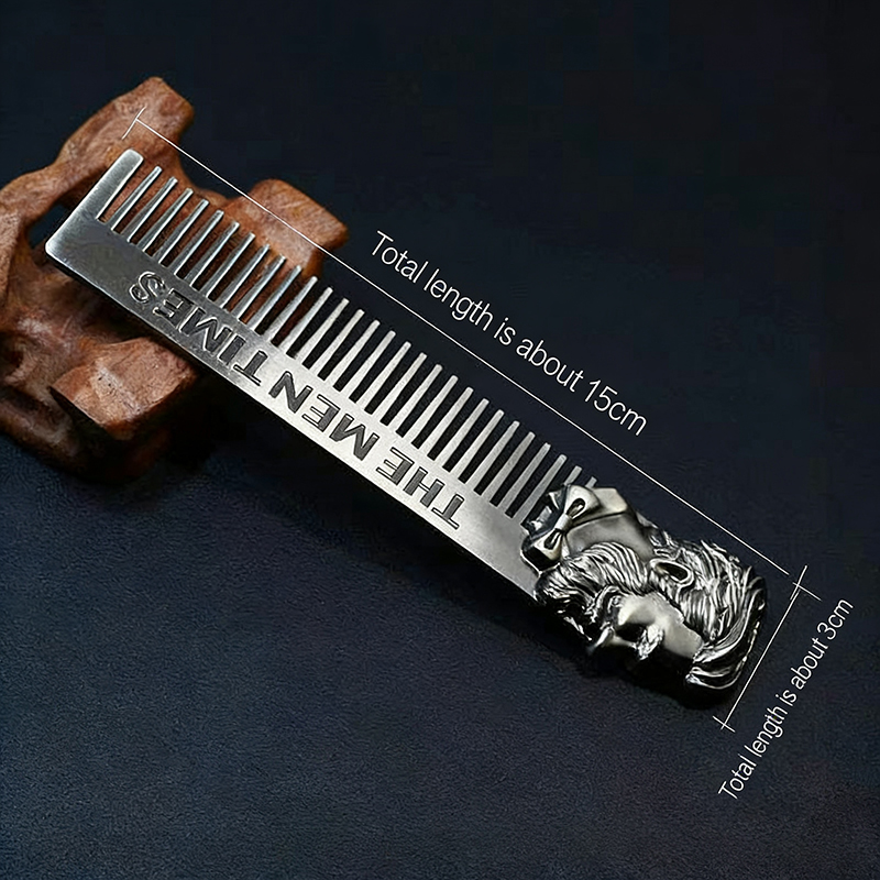 ヴィンテージメタルヘアコーム レトロオイルヘッドコーム メン - Men'S Grooming Oil のレビューと価格