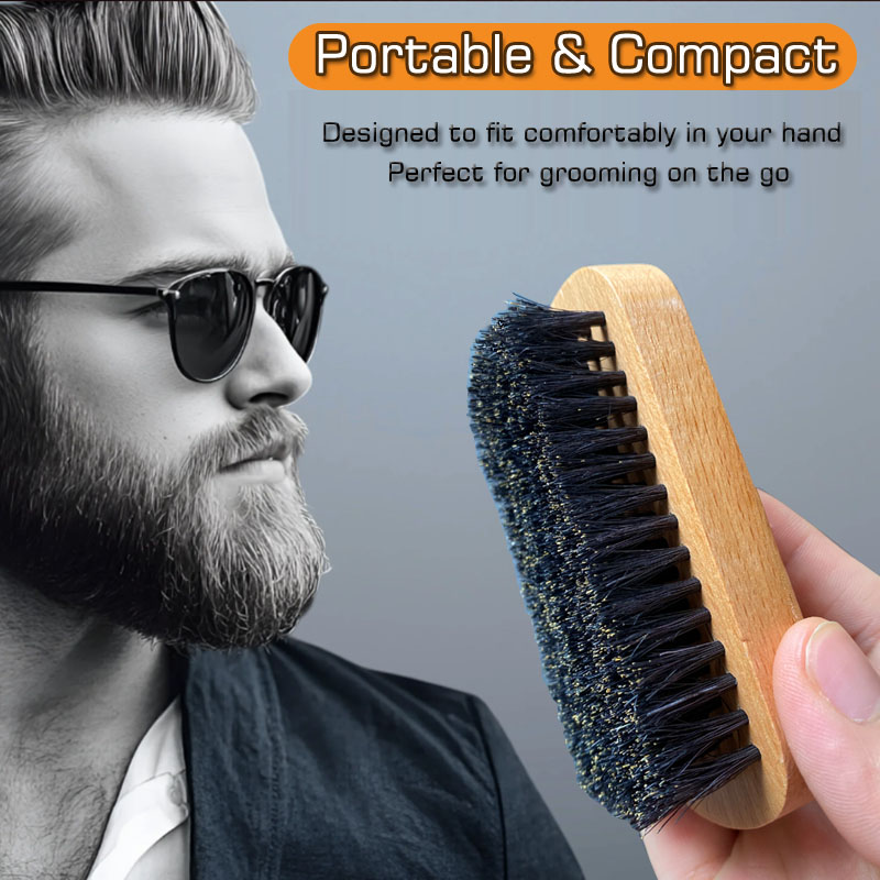 メンズひげグルーミングセット、ひげブラシ、毛素材、ひげ用くし - Men'S Grooming Product のレビューと価格