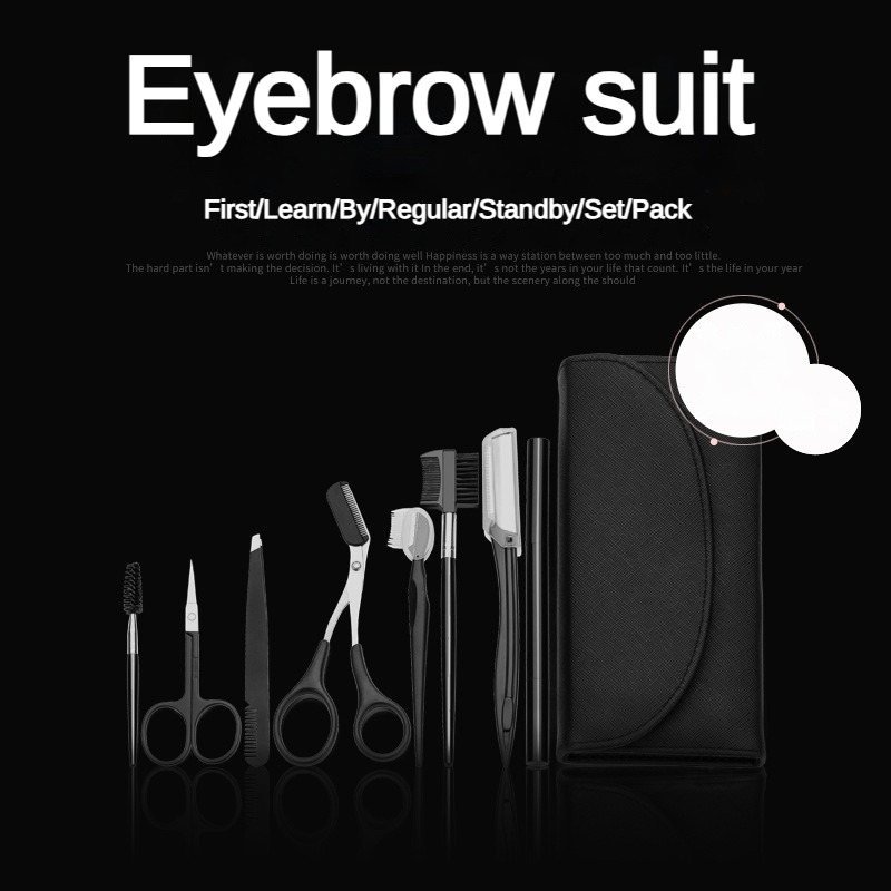 8点入り眉毛グルーミングキット、眉毛シェイパー、アイブロウペ - Men'S Grooming Gift Set のレビューと価格