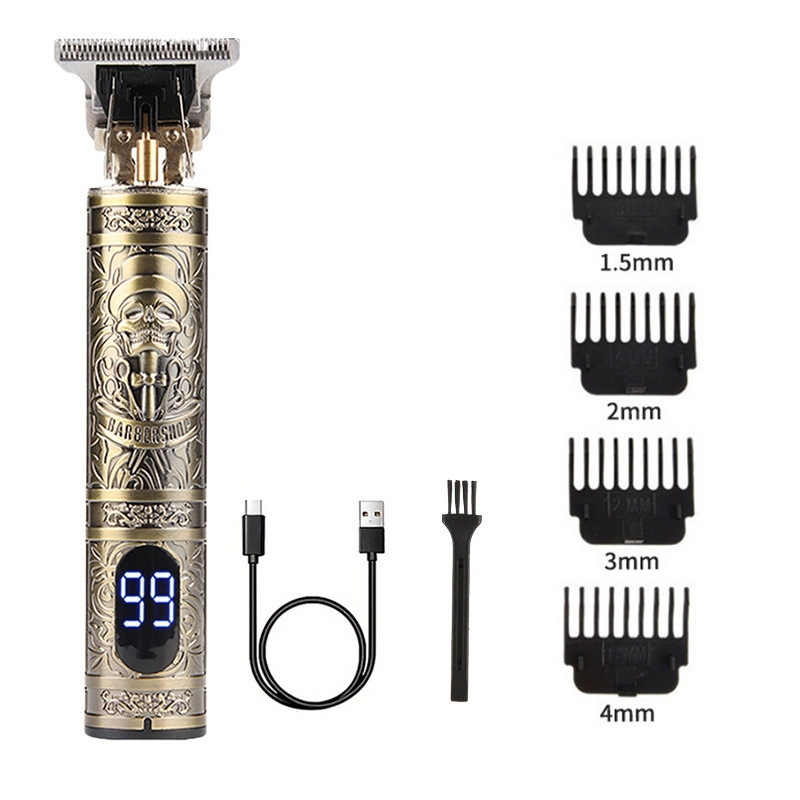 T9 LCD 電動ヘアカッター オイルシェービングヘッド 電 - Men'S Grooming Oil のレビューと価格