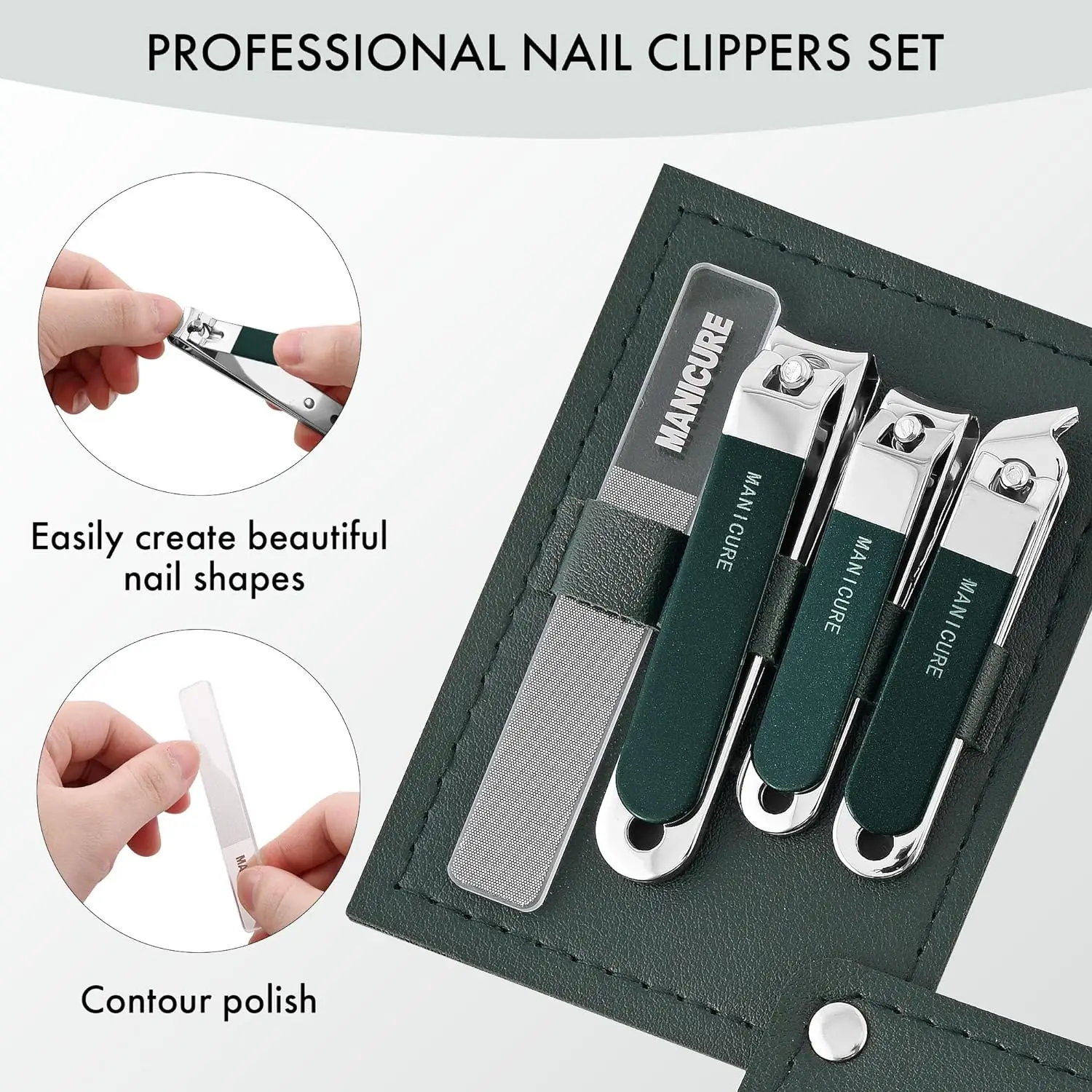 4個入り 男女兼用 マニキュア トラベル プロ仕様 ネイルク - Mens Grooming Travel Kit のレビューと価格