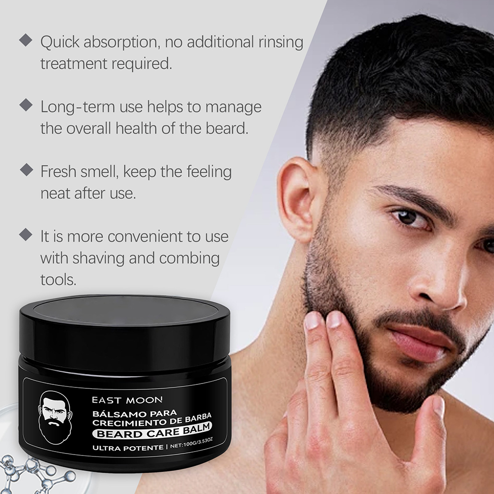 100 グラムひげ成長バーム、超強力なひげ刺激バーム保湿強化 - Beard Oil Growth のレビューと価格