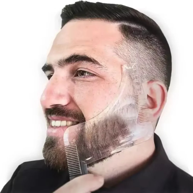 1個入り メンズ髭整形テンプレートコーム 軽量で柔軟なオール - Men'S Grooming Product のレビューと価格