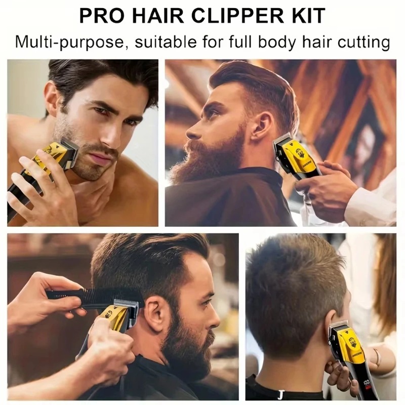T9コードレスバリカン メンズ用 4種類のコーム付き USB - Men'S Grooming Product のレビューと価格