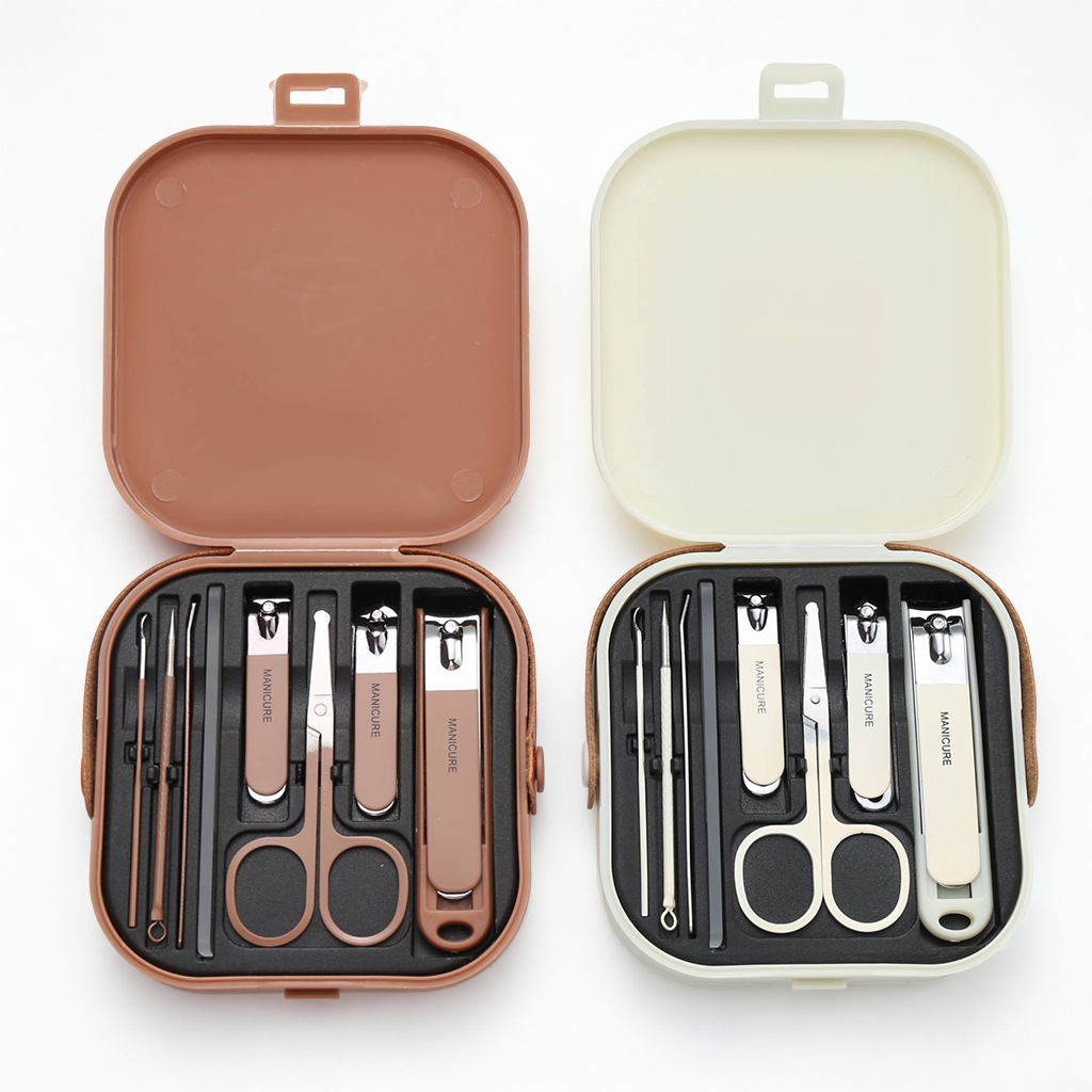 ネイルケアキット 飛沫防止マニキュアセット ステンレス鋼製爪 - Mens Grooming Travel Kit のレビューと価格