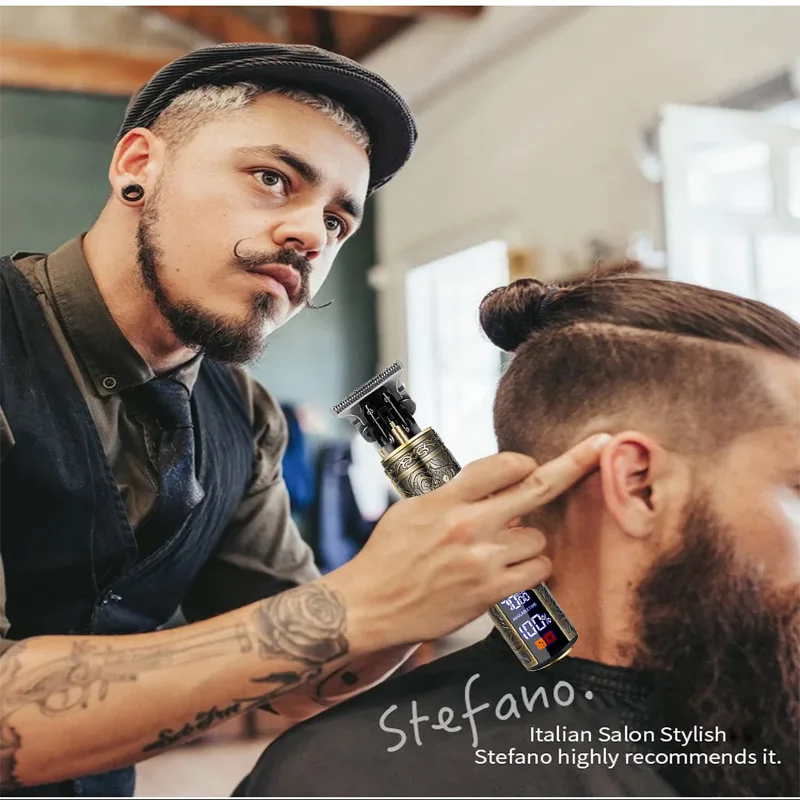 ポータブルヘアカットクリッパー USB急速充電 ゼロギャップ - Men'S Grooming Gift Set のレビューと価格